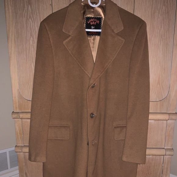 Kashmir Rex Jackets \u0026 Coats | Vintage Cashmere Mens Coat. Kaufmanns Pittsburgh | Color: Tan | Size: L | Aburton412's Closet